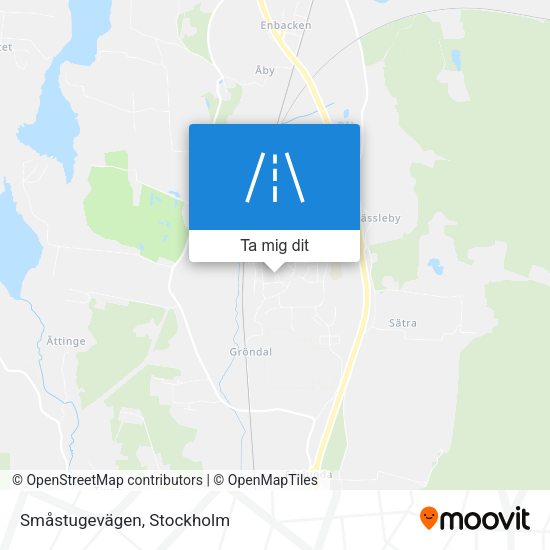 Småstugevägen karta