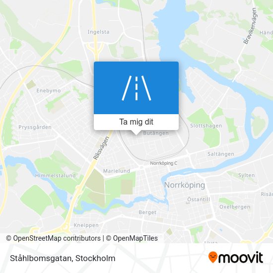 Ståhlbomsgatan karta