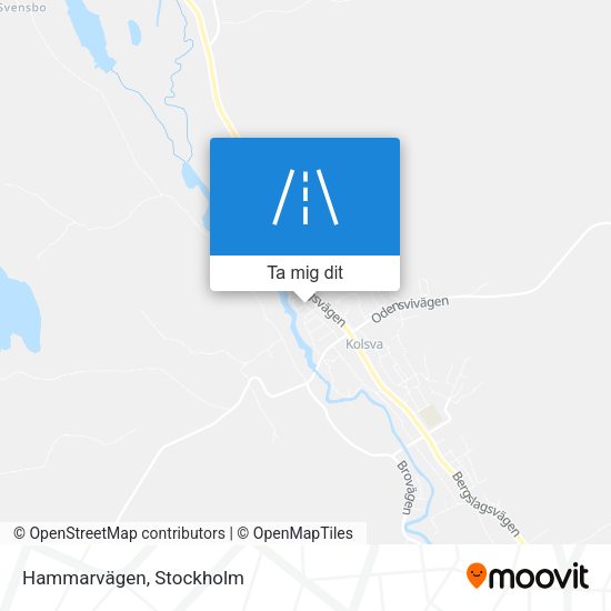 Hammarvägen karta