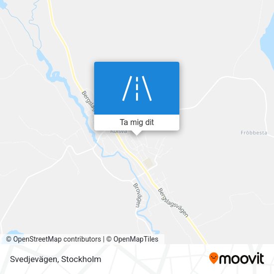 Svedjevägen karta