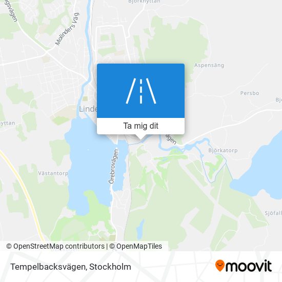 Tempelbacksvägen karta