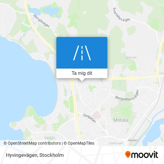 Hyvingevägen karta