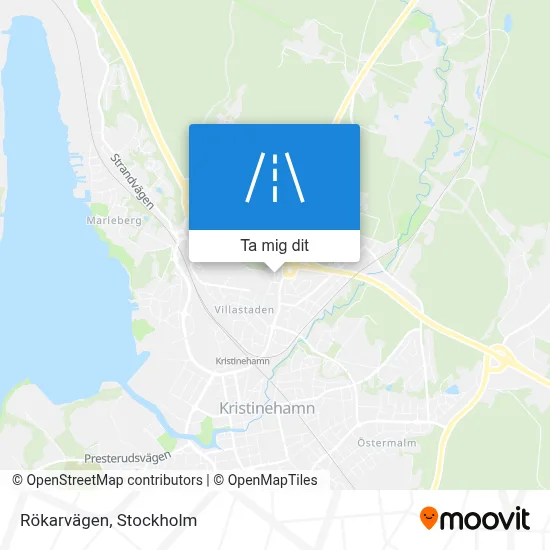 Rökarvägen karta