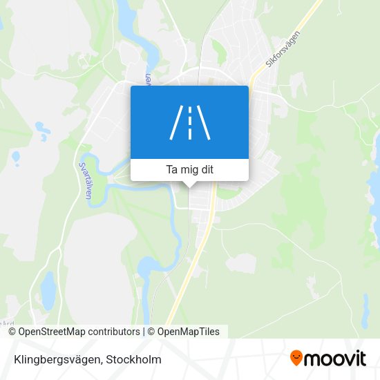 Klingbergsvägen karta