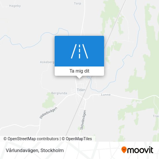 Vårlundavägen karta
