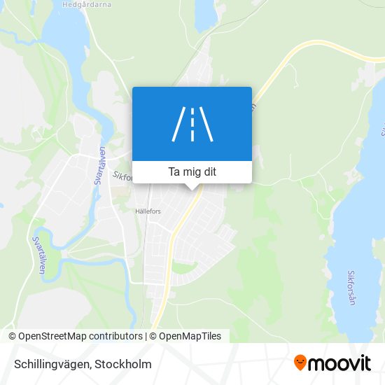 Schillingvägen karta