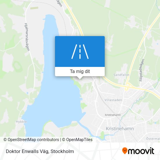 Doktor Enwalls Väg karta