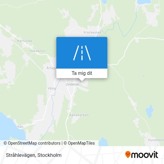 Stråhlevägen karta