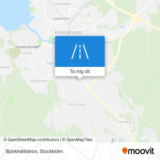 Björkhallsbron karta