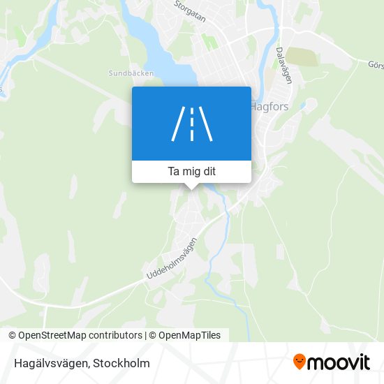 Hagälvsvägen karta