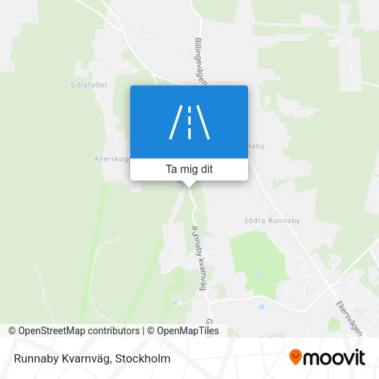 Runnaby Kvarnväg karta