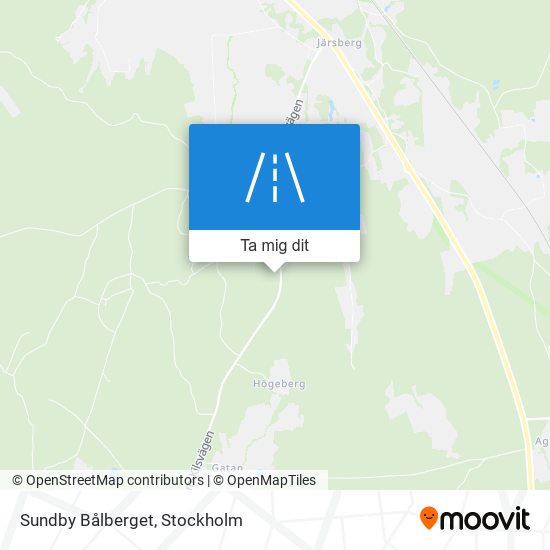 Sundby Bålberget karta