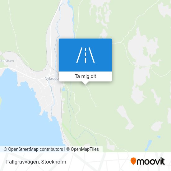 Fallgruvvägen karta
