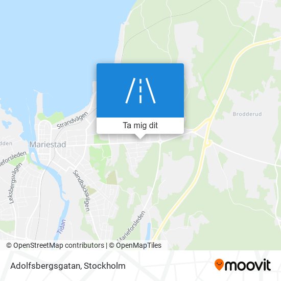 Adolfsbergsgatan karta