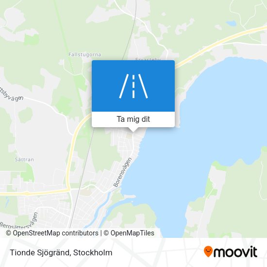 Tionde Sjögränd karta
