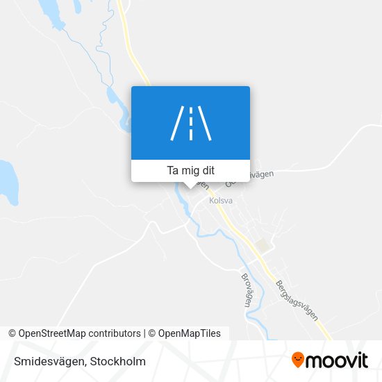 Smidesvägen karta