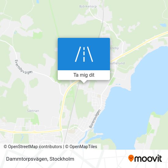 Dammtorpsvägen karta