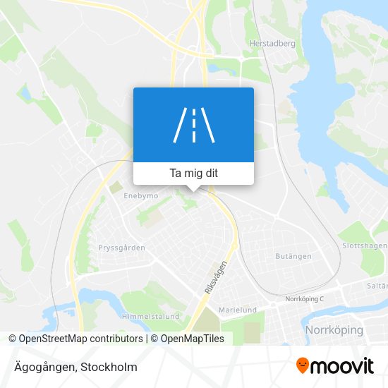Ägogången karta