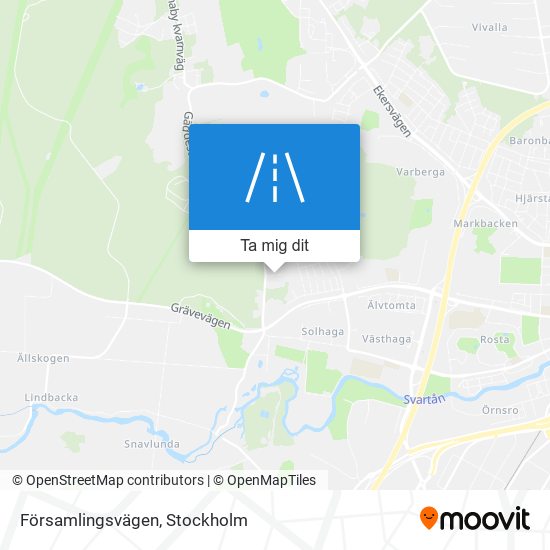 Församlingsvägen karta