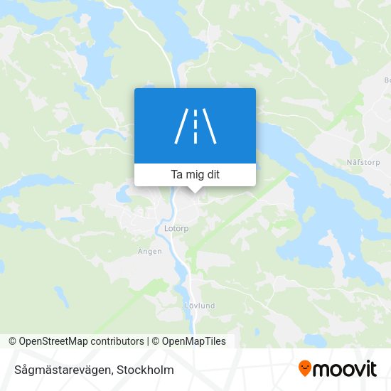 Sågmästarevägen karta