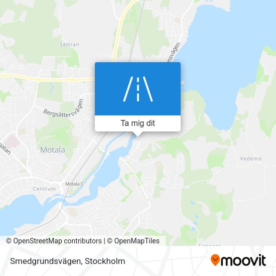 Smedgrundsvägen karta