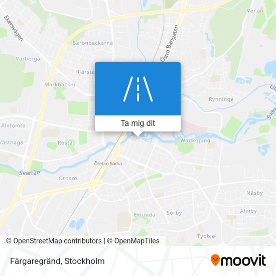 Färgaregränd karta