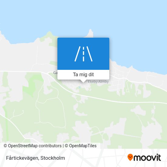 Fårtickevägen karta
