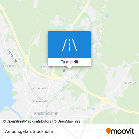 Ämbetsgatan karta