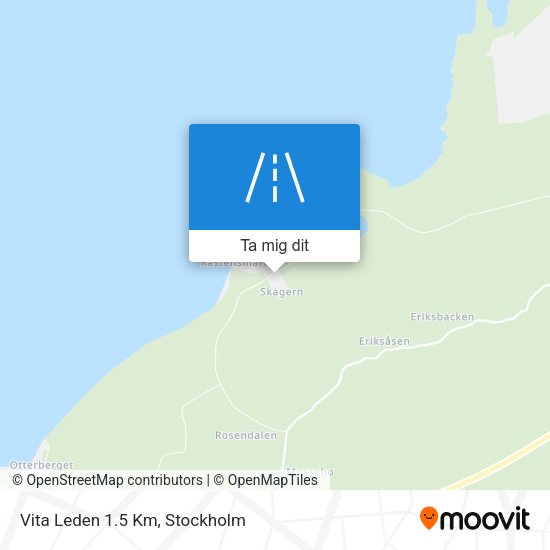 Vita Leden 1.5 Km karta