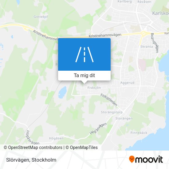 Slörvägen karta