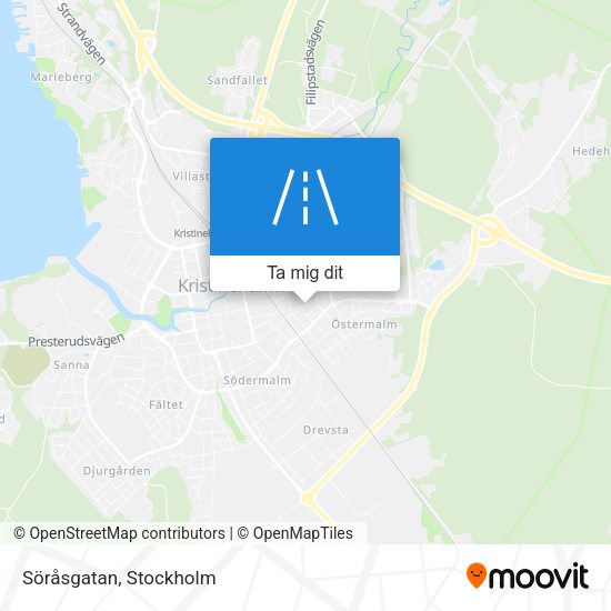 Söråsgatan karta