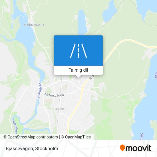 Bjässevägen karta