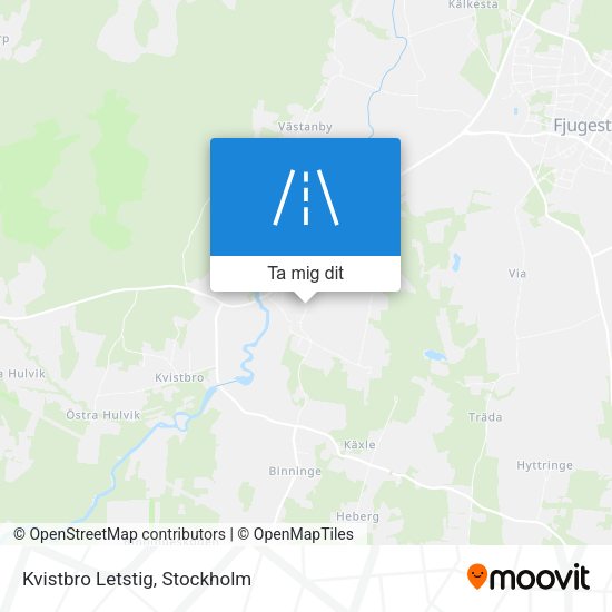 Kvistbro Letstig karta