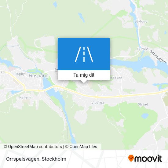 Orrspelsvägen karta