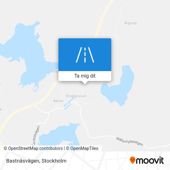 Bastnäsvägen karta