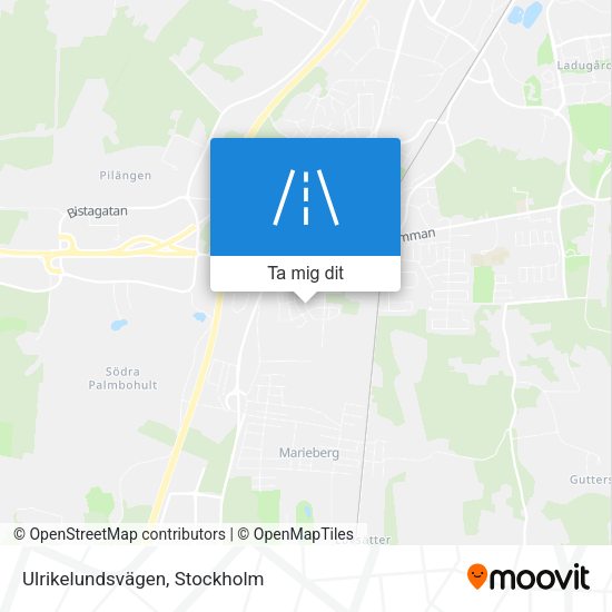 Ulrikelundsvägen karta