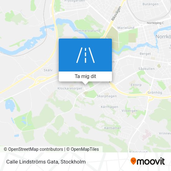 Calle Lindströms Gata karta