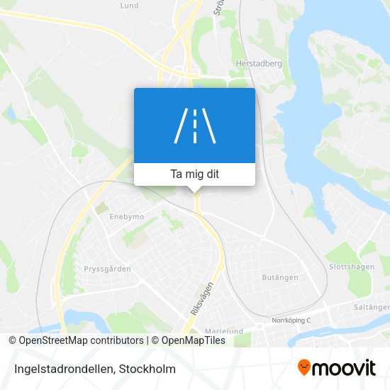 Ingelstadrondellen karta