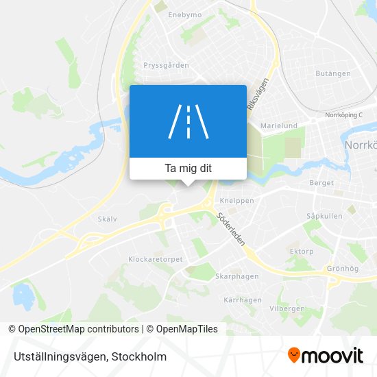 Utställningsvägen karta