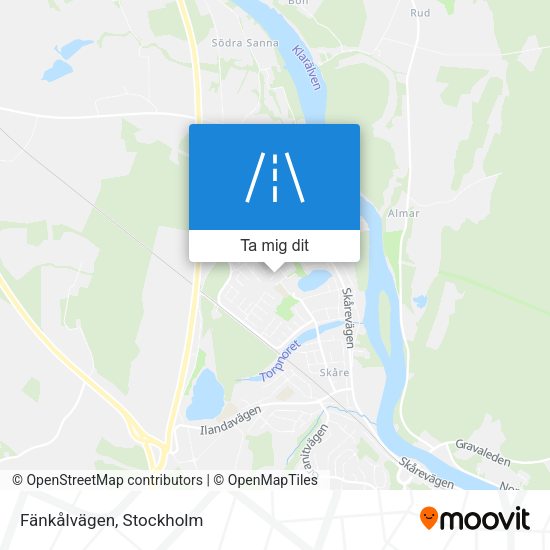Fänkålvägen karta