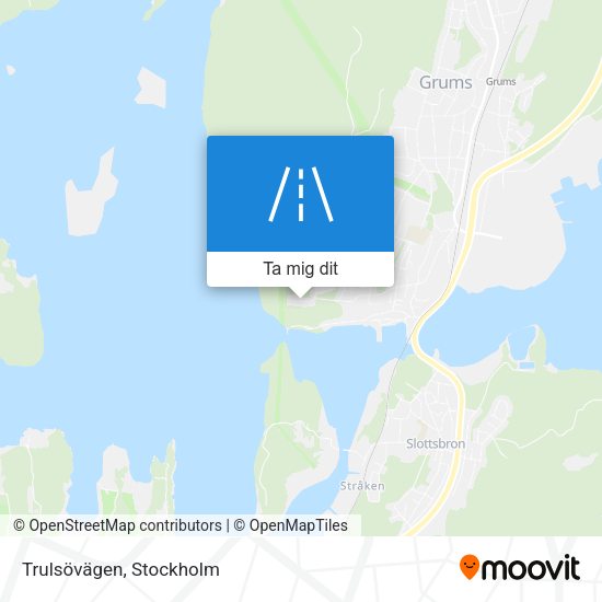 Trulsövägen karta