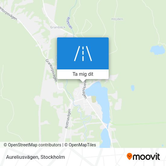 Aureliusvägen karta