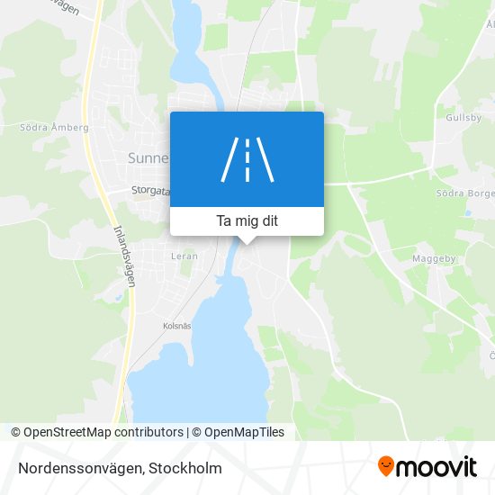 Nordenssonvägen karta