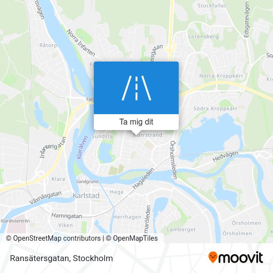 Ransätersgatan karta