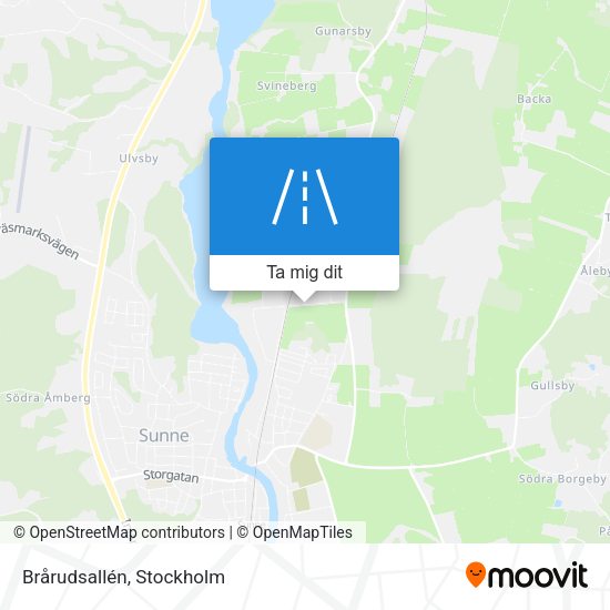 Brårudsallén karta