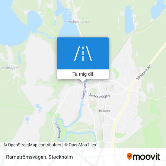 Ramströmsvägen karta