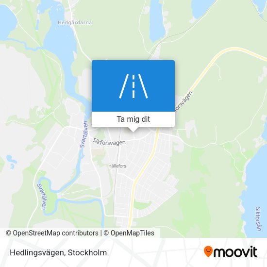 Hedlingsvägen karta