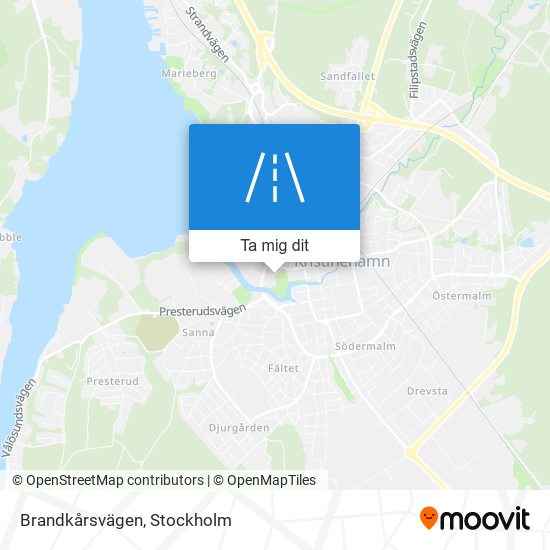 Brandkårsvägen karta