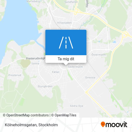 Kölneholmsgatan karta