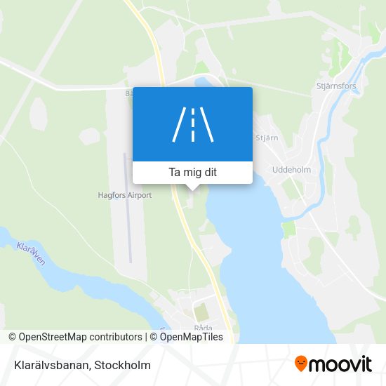 Klarälvsbanan karta